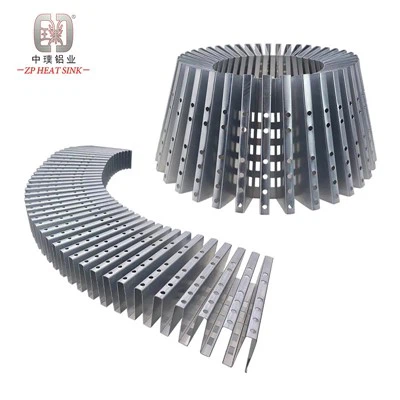 대형 알루미늄 접이식 핀 방열판